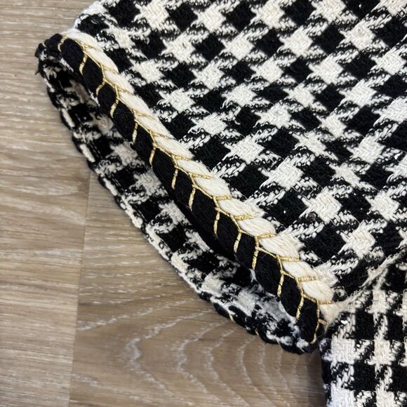 Lilly Pulitzer Shift Dress Size 4 Doriane Boucle Noir Houndstooth Sequin Boucle - Picture 7 of 12